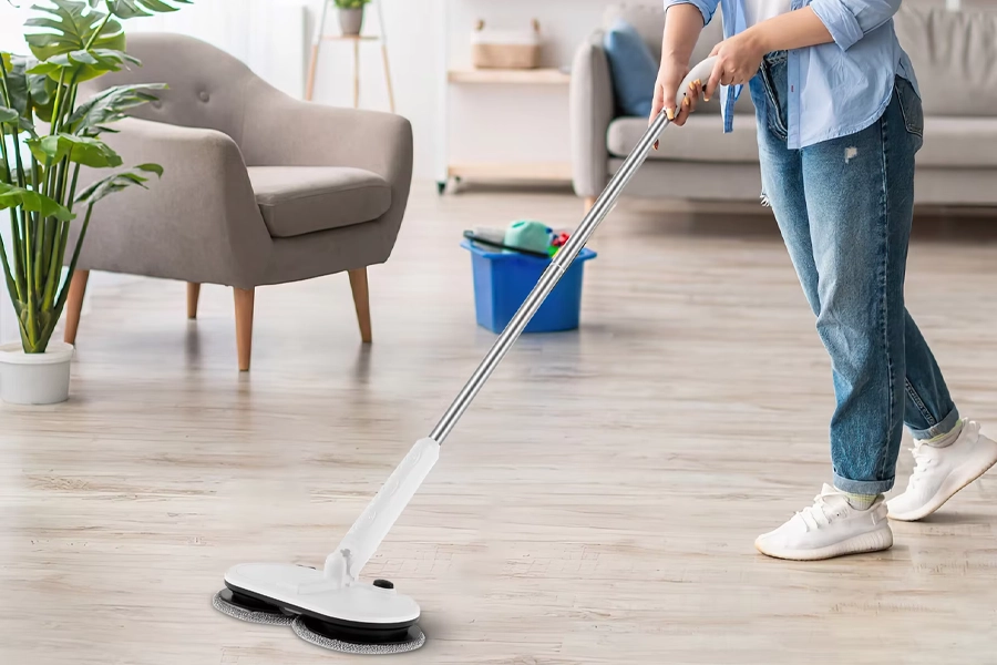 Eco-Friendly Cordless Electric Spin Mop