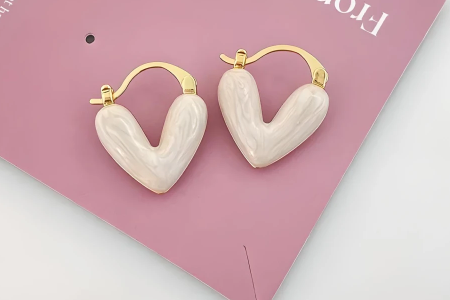 Elegant Heart Earring Designs