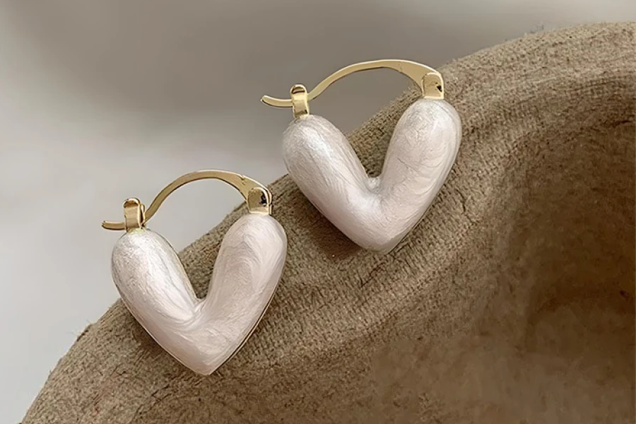 Elegant Heart Earring Designs