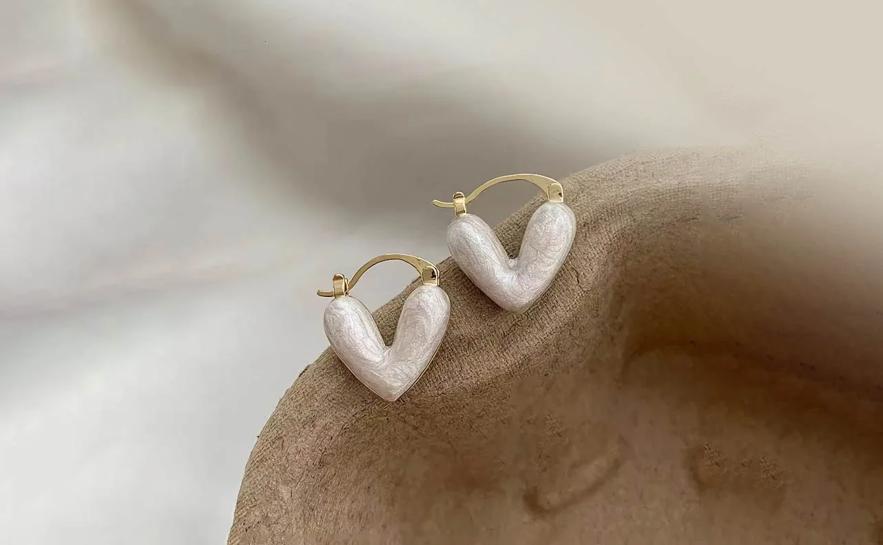 Elegant Heart Earring Designs