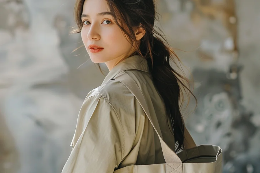 Fashion messenger bags with multiple pockets