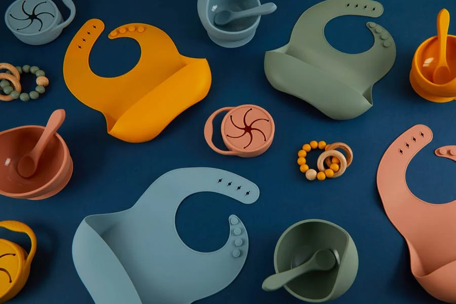soft silicone baby feeding utensils