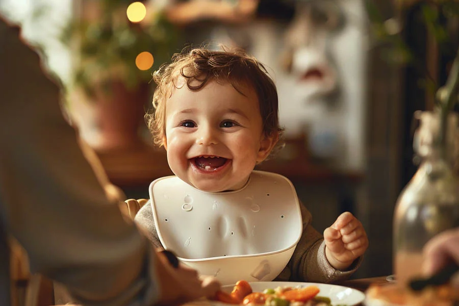 microwave-safe baby silicone set